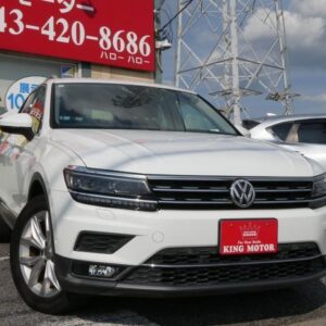 2018 Volkswagen Tiguan white diesel used car Japan export