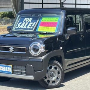2025 Suzuki Hustler black gasoline used car Japan export