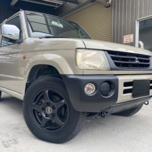 2002 Mitsubishi Pajero Mini tea gasoline used car Japan export