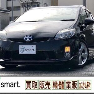 2011 Toyota Prius black hybrid used car Japan export