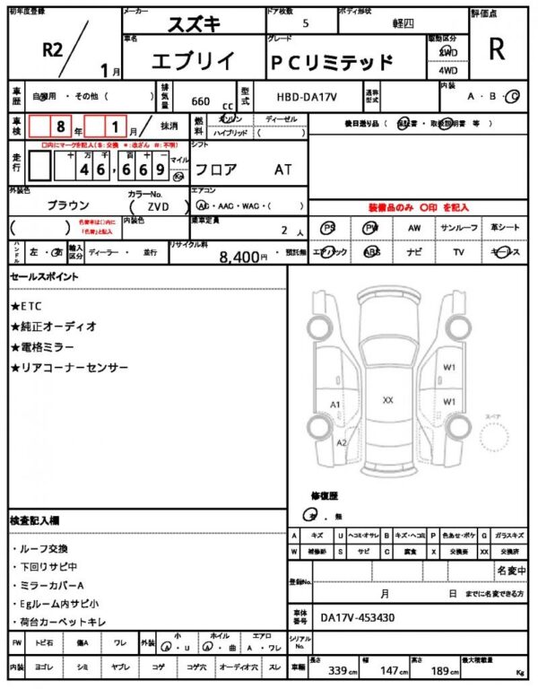 Ref:AUX-19111768 SUZUKI EVERY 2020 - Image 21