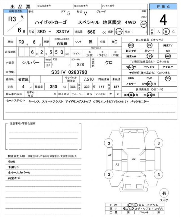 Ref:AUX-19219005 DAIHATSU HIJET CARGO 2021 - Image 21