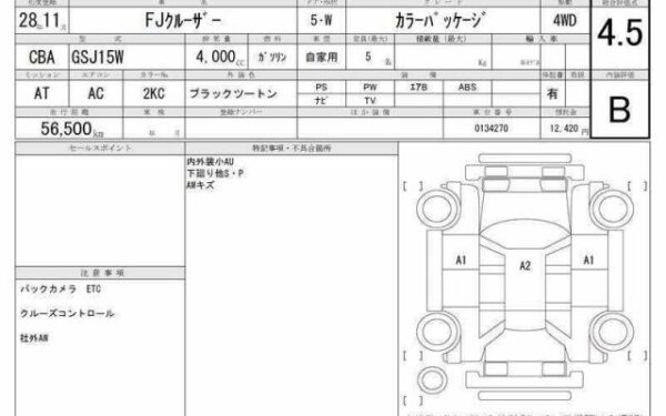 Ref:AUX-19235144 TOYOTA FJ CRUISER 2016 - Image 7