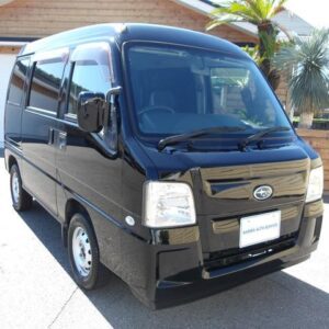 2011 Subaru Sambar Van black gasoline used car Japan export