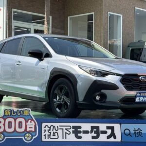 2024 Subaru Crosstrek silver hybrid used car Japan export