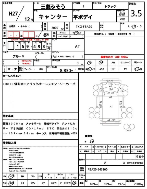 Ref:AUX-19271431 MITSUBISHI FUSO CANTER 2015 - Image 21