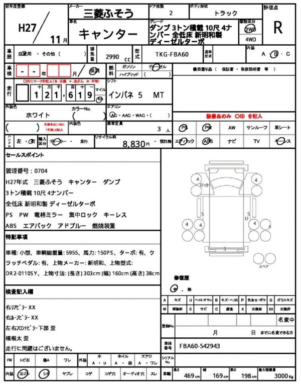 Ref:AUX-19275889 MITSUBISHI FUSO CANTER 2015 - Image 21