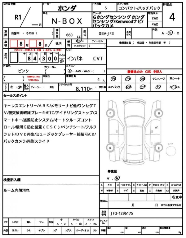 Ref:AUX-19277251 HONDA N-BOX 2019 - Image 19