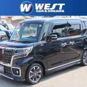 2023 Suzuki Spacia black hybrid used car Japan export