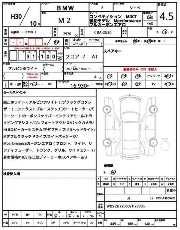 Ref:AUX-19322705 BMW M2 2018 - Image 21