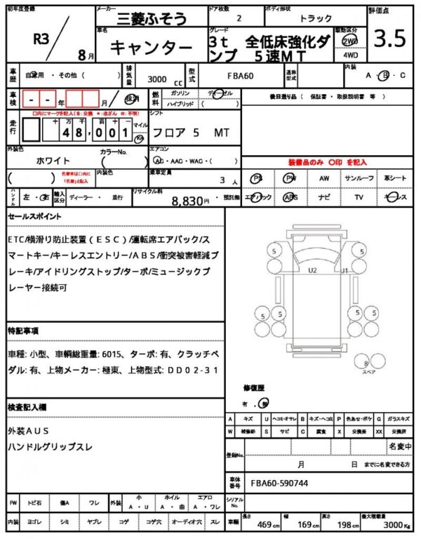 Ref:AUX-19333716 MITSUBISHI FUSO CANTER 2021 - Image 21