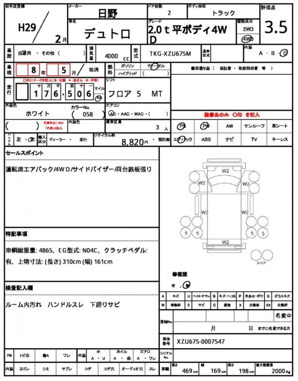 Ref:AUX-19353655 HINO DUTRO 2017 - Image 21