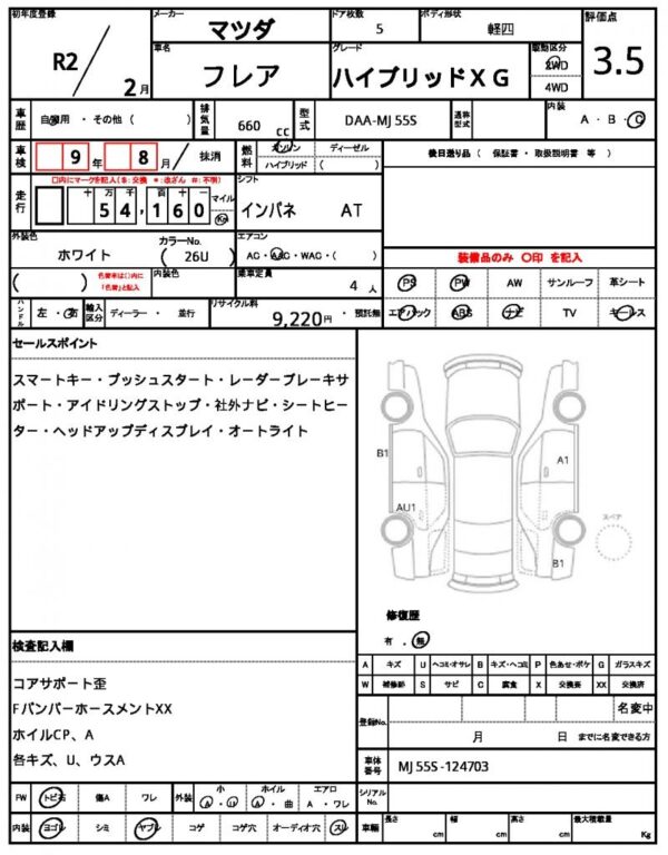 Ref:AUX-19368847 MAZDA FLAIR 2020 - Image 21