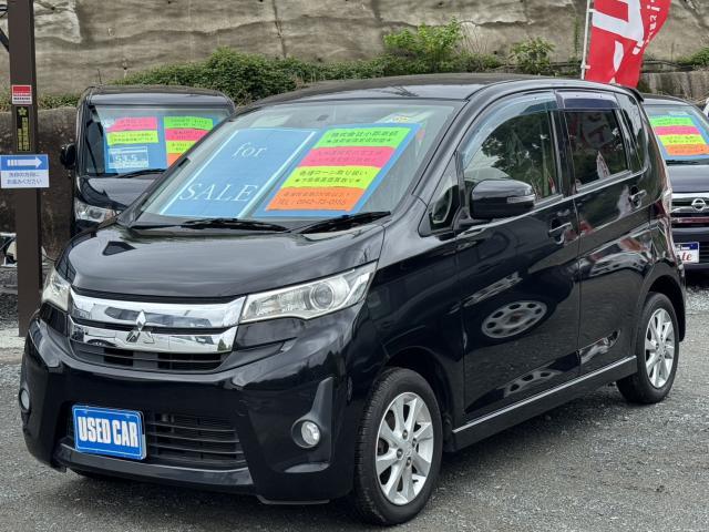 Ref:AUX-19370599 MITSUBISHI EK CUSTOM 2014 1 2014 Mitsubishi Ek Custom black gasoline used car Japan export