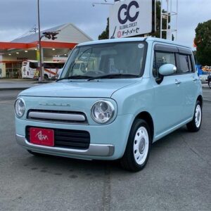 2014 Suzuki Alto Lapin Chocolat blue gasoline used car Japan export