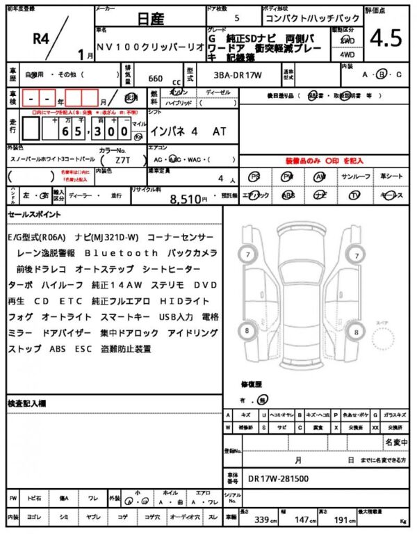 Ref:AUX-19381300 NISSAN NV100CLIPPER RIO 2022 - Image 21