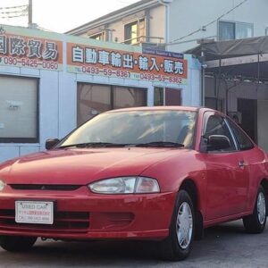 1996 Mitsubishi Mirage Asti red gasoline used car Japan export