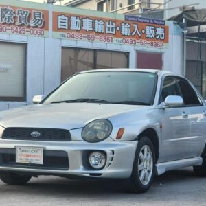 2001 Subaru Impreza silver gasoline used car Japan export
