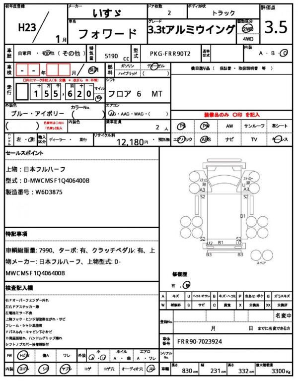 Ref:AUX-19399553 ISUZU FORWARD 2011 - Image 21