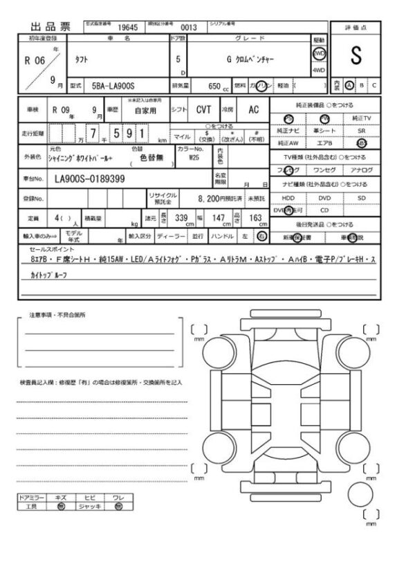 Ref:AUX-19430298 DAIHATSU TAFT 2024 - Image 20