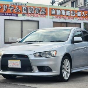 2009 Mitsubishi Galant Fortis Sport Back silver gasoline used car Japan export