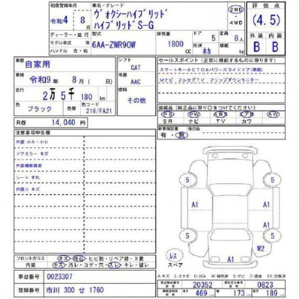 Ref:AUX-19445991 TOYOTA VOXY 2022 - Image 11