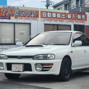 1995 Subaru Impreza white gasoline used car Japan export