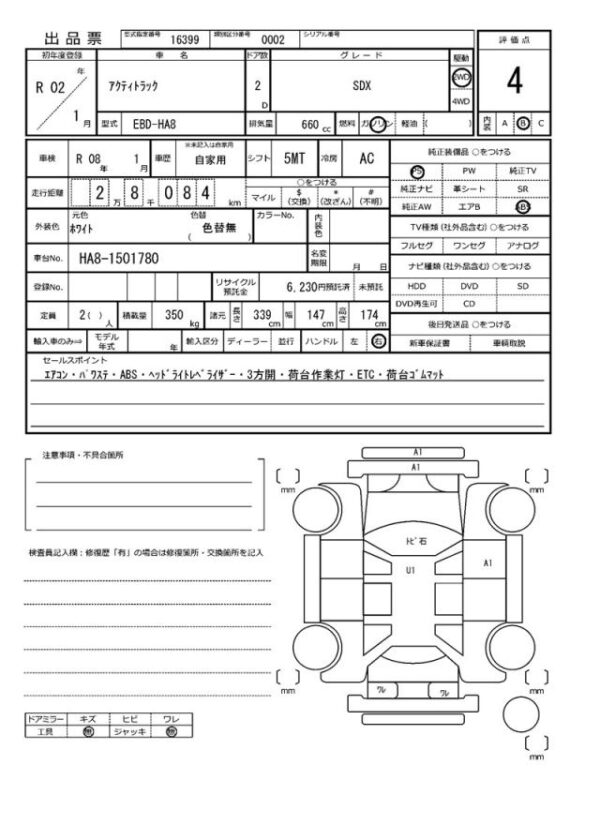 Ref:AUX-19465096 HONDA ACTY TRUCK 2020 - Image 21