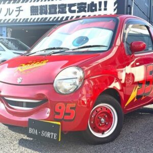 2005 Suzuki Twin red gasoline used car Japan export