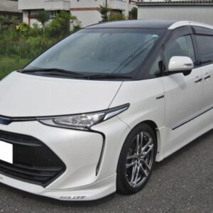 2017 Toyota Estima Hybrid pearl hybrid used car Japan export