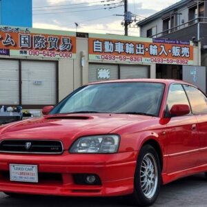 2001 Subaru Legacy B4 red gasoline used car Japan export