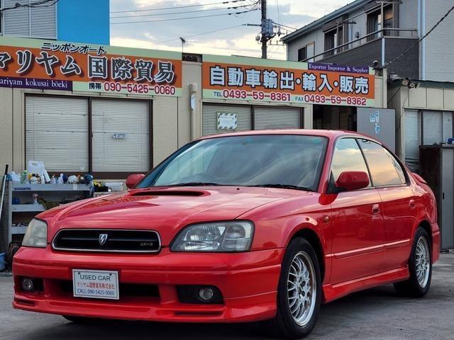 Ref:AUX-19488787 SUBARU LEGACY B4 2001 1 2001 Subaru Legacy B4 red gasoline used car Japan export