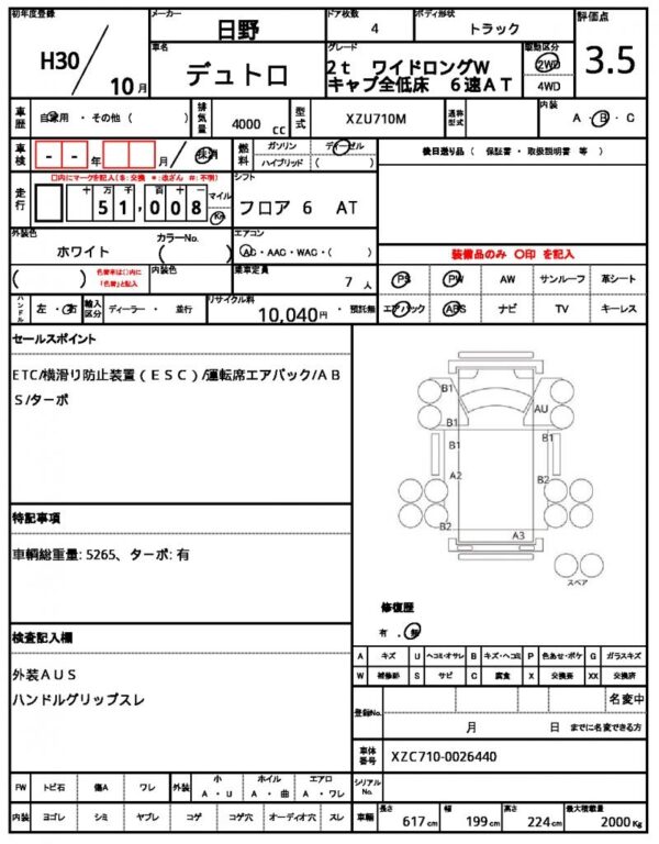 Ref:AUX-19502755 HINO DUTRO 2018 - Image 21