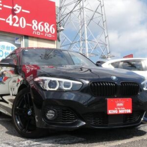 2019 Bmw 1 Series black gasoline used car Japan export