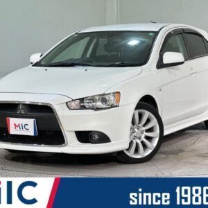 2009 Mitsubishi Galant Fortis Sport Back white gasoline used car Japan export