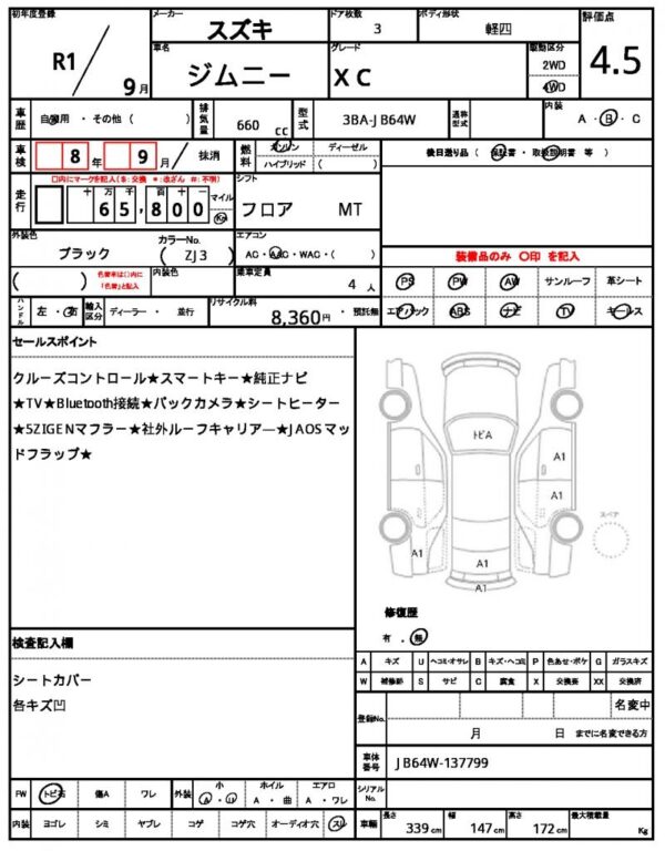 Ref:AUX-19553329 SUZUKI JIMNY 2019 - Image 21