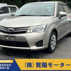 2012 Toyota Corolla Axio silver gasoline used car Japan export
