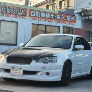 2005 Subaru Legacy B4 white gasoline used car Japan export