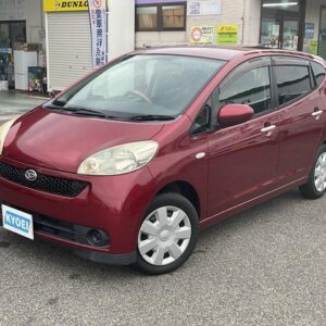 2006 Daihatsu Sonica wine gasoline used car Japan export
