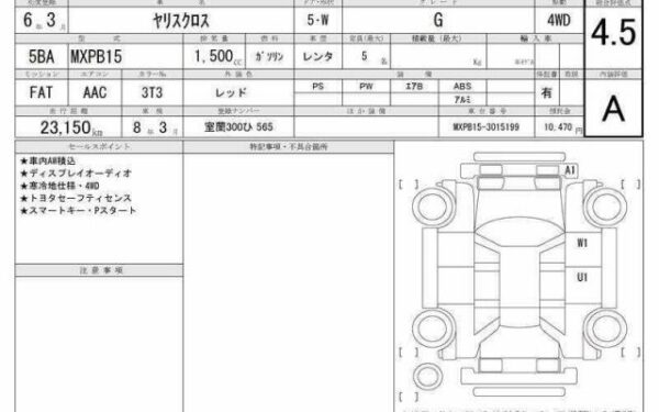 Ref:AUX-19584232 TOYOTA YARIS CROSS 2024 - Image 6