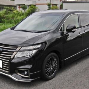 2020 Nissan Elgrand black gasoline used car Japan export