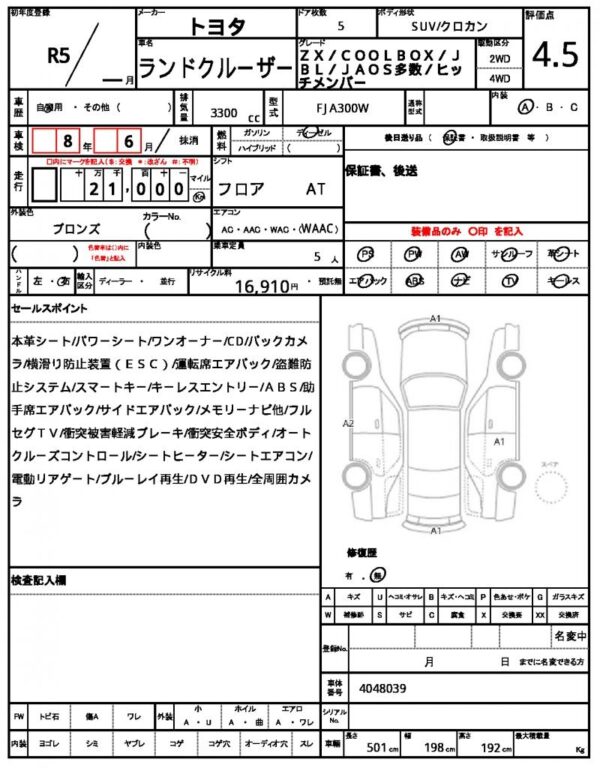 Ref:AUX-19609845 TOYOTA LAND CRUISER 2023 - Image 21
