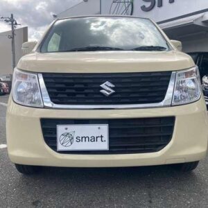 2016 Suzuki Wagon R white hybrid used car Japan export