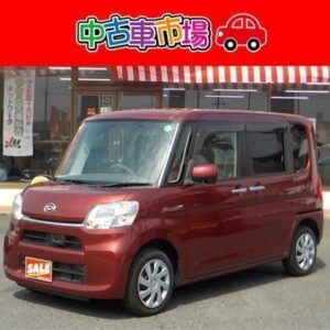 2015 Daihatsu Tanto red gasoline used car Japan export