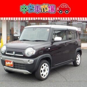 2018 Suzuki Hustler purple gasoline used car Japan export