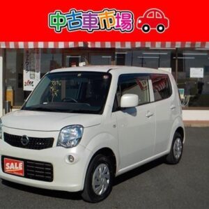 2015 Nissan Moco white gasoline used car Japan export