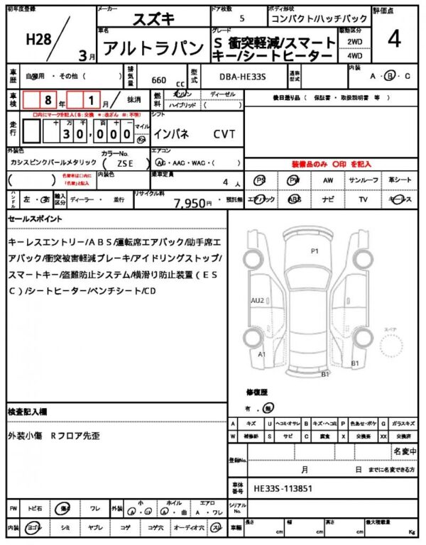 Ref:AUX-19634586 SUZUKI ALTO LAPIN 2016 - Image 20