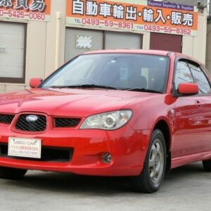 2006 Subaru Impreza Sports Wagon red gasoline used car Japan export