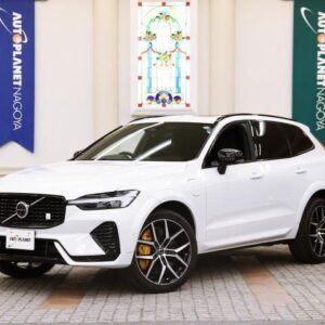 2021 Volvo Xc60 white hybrid used car Japan export