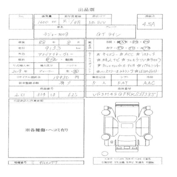 Ref:AUX-19660870 PEUGEOT PEUGEOT OTHER 2019 - Image 11